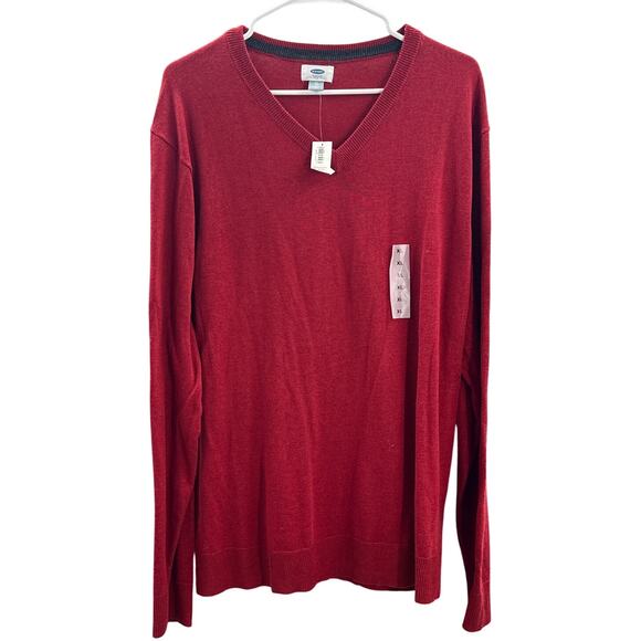 NWT Men's  Old Navy Red Sweater XL - Picture 1 of 5